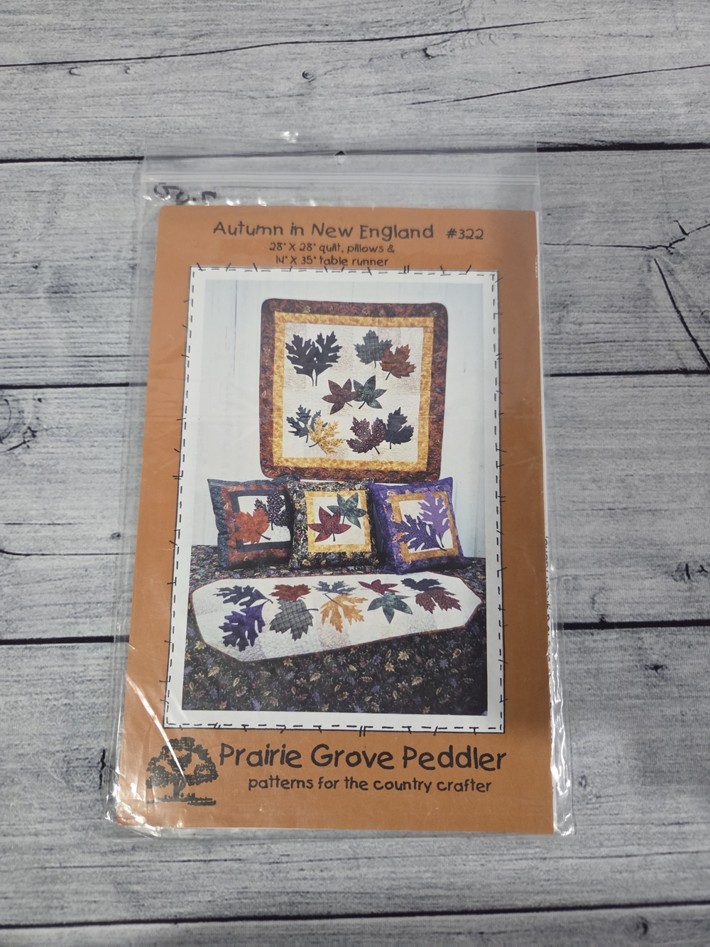 Prairie Grove Peddler Quilting Pattern Autumn in New England #322